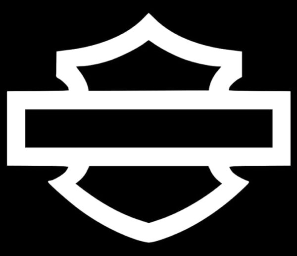 USSZ Motorcycle Bar and Shield Design Vinyl Decal Car Harley Moto Davidson Biker | car | Van | Trucks | Motorcycle | Bumper | Window Any Smooth Surface Size: 5" (White)